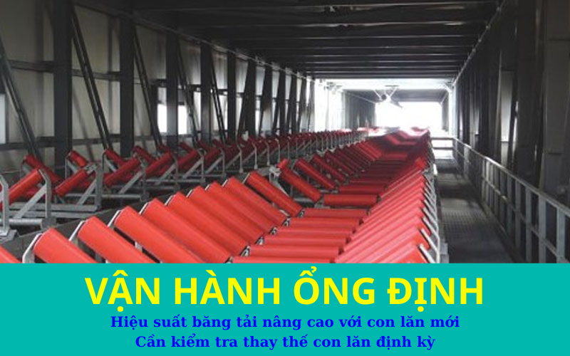 Con lăn băng tải chất lượng cao giúp hệ thống vận hành ổn định